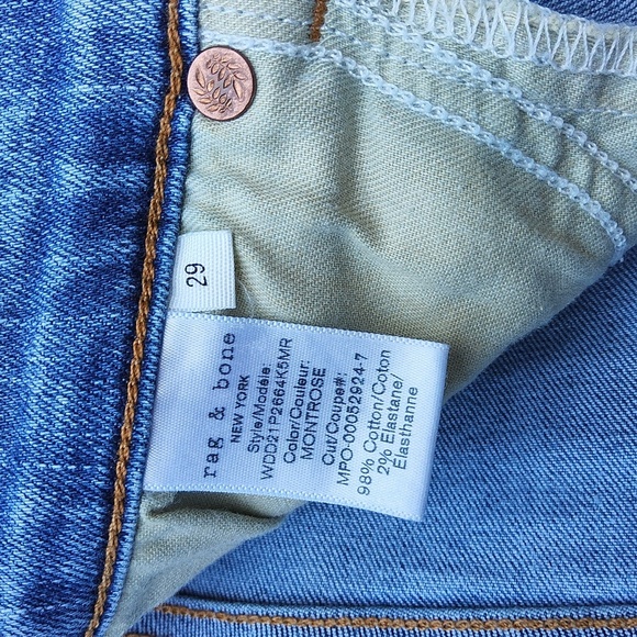 Rag & Bone denim Distressed Women's Jeans size 29 - Picture 12 of 12